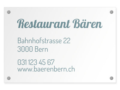 firmenschild-alu-quer-restaurant