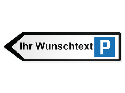 wegweiser-links-klein-ihr-wunschtext