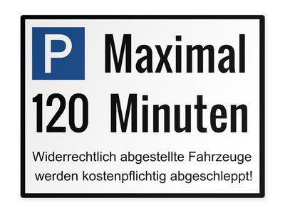 parkplatzschild-alu-quer-maximalzeit