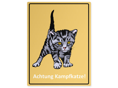 tierschild-hoch-achtung-kampfkatze