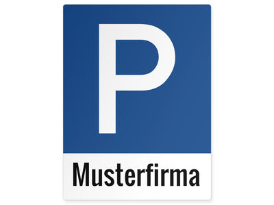 parkplatzschild-alu-hoch-musterfirma