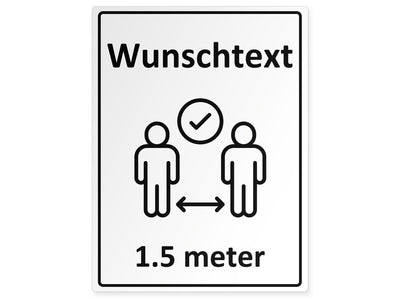 hinweisschild-mindestabstand-15-meter-wunschtext